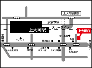 上大岡店マップ